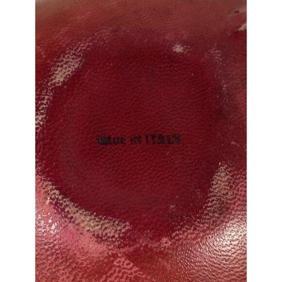 Vintage Italian art pottery sgraffito San Marino dish Leather bottom - Picture 2 of 9